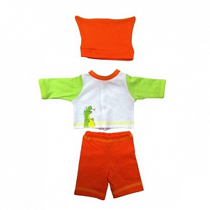 Одежда для куклы размером 38-43 см.: кофточка, брючки и шапочка Дино (Mary Poppins, 217)